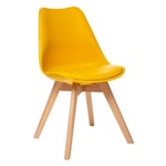 Chaise de table Baya Atmosphera H.81 cm jaune