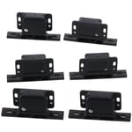 6Pack Black Catches ABS Pull Force Latches  for Camper, Home, Office