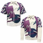 Diadora 90s Jim Courier Mens White/Purple Track Jacket - Multicolour - Size Medium