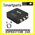 Adaptateur HDMI vers RCA Audio Video AV CVBS HD TV HDMI2AV Noir