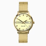 Mens New Smart Sekonda Heritage Gold Expander Day & Date 38mm Watch 1952 Rp£80