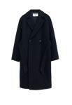 Filippa K Soft Wool Belted Coat Svart