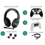 Konix Mythics Pack d'accessoires gaming Chronos Xbox Series X|S - Casque - Batterie - Câble - Coque de protection - Appuie-pouces