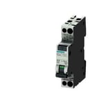 Siemens - Disjoncteur à courant résiduel 1P+N 16A 30mA ac type 1M 5SV13161KK16