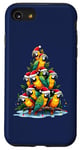 Coque pour iPhone SE (2020) / 7 / 8 Parrot Christmas Tree Funny Polly Holiday