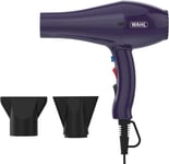 Wahl Ionic Style Hairdryer in Purple, Hairdryers for Women, Hair Dryer with Att