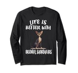 Life Is Better With Oriental Shorthairs Cat Long Sleeve T-Shirt