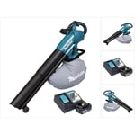 Dub 187 rt Souffleur et aspirateur de feuilles sans fil 18 v Brushless + 1x batterie 5,0 Ah + chargeur - Makita