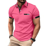 Polo Homme De Sport Golf Tennis Manche Courte Fit Grande Vêtements Masculin Wx4