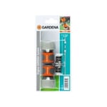 Kit d'arrosage gardena pour tuyau ø 19mm - 2 raccords rapides - connecteur adapté Gardena