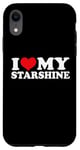 Coque pour iPhone XR J'aime mon Starshine, j'aime Starshine