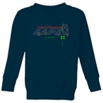 Rare 35th Anniversary JetForce Gemini Kids' Sweatshirt - Navy - 3-4 Years - Navy