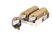 Sheba Paté Classics - Nourriture pour Chat avec Veau et Poulet - 22 bacs de 85 g - Total 1870 g