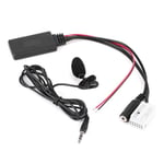 JUZ Adaptateur AUX pour Peugeot Câble Audio Bluetooth 12 Broches Adaptateur AUX de Voiture Connecteur avec Microphone 7429604483171