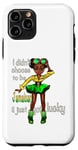 Coque pour iPhone 11 Pro Jamaïque noire fille femme mignonne drôle reggae rasta jamaïque