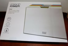 JOSEPH JOSEPH FOLIO 4 PIECE  CHOPPING BOARD SET SILVER   (60187)