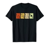 Retro Graphic Board Games Card Games Dice Game Night Party T-Shirt