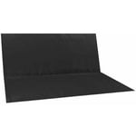 LaBlanc - Remplacement de Balancoire étanche Couverture Chaise Banc Patio Extérieur (Noir,2 siège 113x94cm)