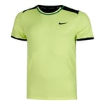 Nike Court Dri-Fit Advantage T-shirt Hommes - Jaune Citron , Noir