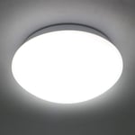 Ineasicer - Plafonnier led 12W φ220mm IP44 4500K Blanc naturel 1080lm Éclairage WC,salle de bain,couloir