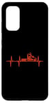 Coque pour Galaxy S20 Trucker Heartbeat Truck Driver Heartbeat