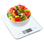 Uten Digital Kitchen Scales with LCD Display, Weighs up to 8 kg/17.6 lbs, Food scales capable of weighing liquids, Multi-functional digital scales for cooking, baking, Tare weight Function