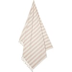 Liewood Mona beach towel - Y/D stripe: sorbet rose/creme de la creme
