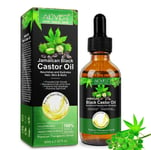 Jamaican Black Castor Oil Hair Growth, Eyelashes and Eyebrows, 100% Pure 60ml