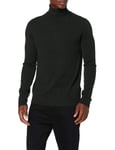 Marque Amazon - find. Pull Col Roulé Homme, Vert kaki, L, Label: L