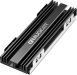 GRAUGEAR Heatsink for M.2 NVMe SSD (2280), Passive, M.2 Cooler Kit, Suitable for