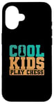 iPhone 16 Chess Cool Kids Play Chess Case