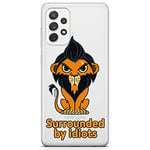 ERT GROUP Coque de téléphone Portable pour Samsung A72 5G Original et sous Licence Officielle Disney Motif Scar 001 Parfaitement adapté à la Forme du téléphone Portable, partiel imprimé