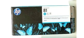 Original Ink HP DesignJet 5000 5500 5500PS / C4931A No. 81 CYAN INK Cartridge