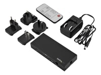 Startech.Com Hdmi 2.0 Switch - 4 Port - 4K 60Hz - Hdmi Automatic Video Switch Box - Multi Port Hub W/ 1 In 4 Out Functionality (Vs421hd20) - Video/Audio Switch - 4 X Hdmi - Stasjonær - For P/N: Sva5h2neua