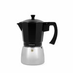 Italian Coffee Pot Bidasoa Tribeca Steel 9 Cups Metal