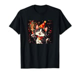 Ring in the New Year Costume with a Cool Cat Vibe T-Shirt