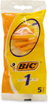 Bic 1 Disposable Razors 5 Pack