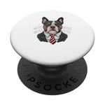 American Bulldog Office Worker Colleague Bulldogs Bully PopSockets PopGrip Adhésif