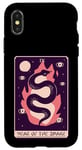 iPhone X/XS Celebrate Chinese New Year of the Snake 2025 Tarot Card Case