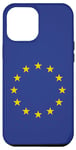 Coque pour iPhone 13 Pro Max Drapeau de l'UE Soutien Europe Union européenne