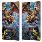 Head Case Designs Officially Licensed Anne Stokes Clan Dragons 4 Leather Book Wallet Case Cover Compatible With Galaxy Tab A7 10.4 (2020)