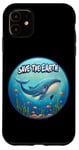 Coque pour iPhone 11 Cute Save our Planet, Jour de la Terre, Journée de la Terre Cool Whale