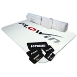 FLOWIN SPORT - Tapis transportable d' exercice, L (138 x 98 cm), blanc