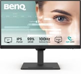 GW2790T Moniteur de Bureau à Domicile 27 Pouces IPS 1080p, 100 Hz, Design Ergonomique, sRGB 99%, VESA, HDMI, DP, B.I., Low Blue Light, ePaper, Mode de Codage, Certifié TÜV Rheinland