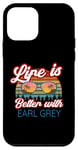 iPhone 12 mini Earl Grey Tea Lovers / 'Life Is Better With Earl Grey!' Case