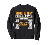 Bicycle Watch Cycling Research About Cycling Biking Sweatshirt