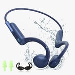 Casque a Conduction Osseuse Bluetooth5.3 sans Fil, Casque Sport Ecouteur Conduction Osseuse avec MP3 Étanche 32 Go, Idéal pour Course à Pied, Cyclisme, Fitness et Bureau