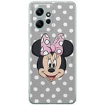 ERT GROUP mobile phone case for Xiaomi REDMI NOTE 12 4G original and officially Licensed Disney pattern Minnie 057 optimally adapted to the shape of the mobile phone, case made of TPU