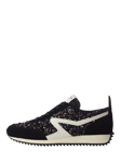 rag & bone Retro Boucle Tweed Sequin Fashion Trainers, Black