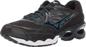 Mizuno Men's Wave Creation 20 Running Shoe, Black/Blue, 10 UK